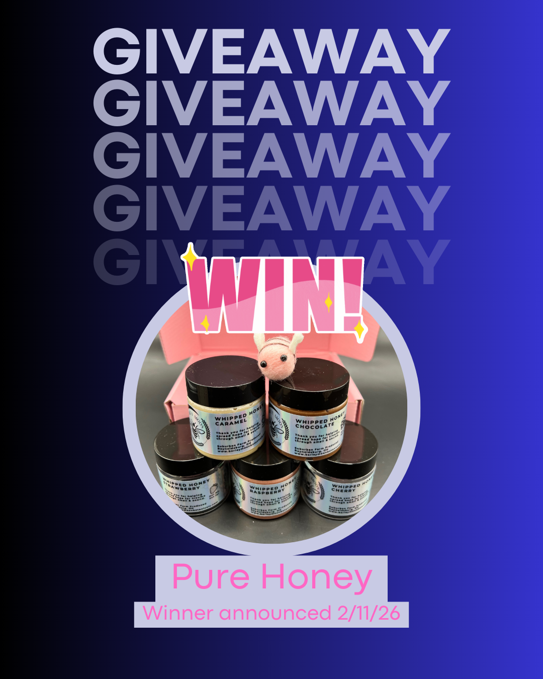 Whipped Honey Pomegranate - Barley Moon Botanicals - Pure Honey, Natural Ingredients