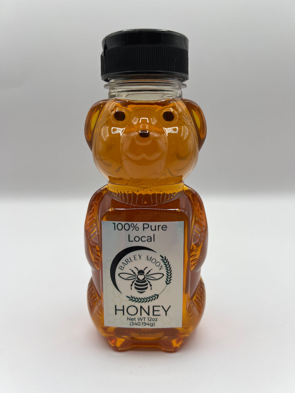 12oz Pure Honey Bear - Barley Moon Botanicals