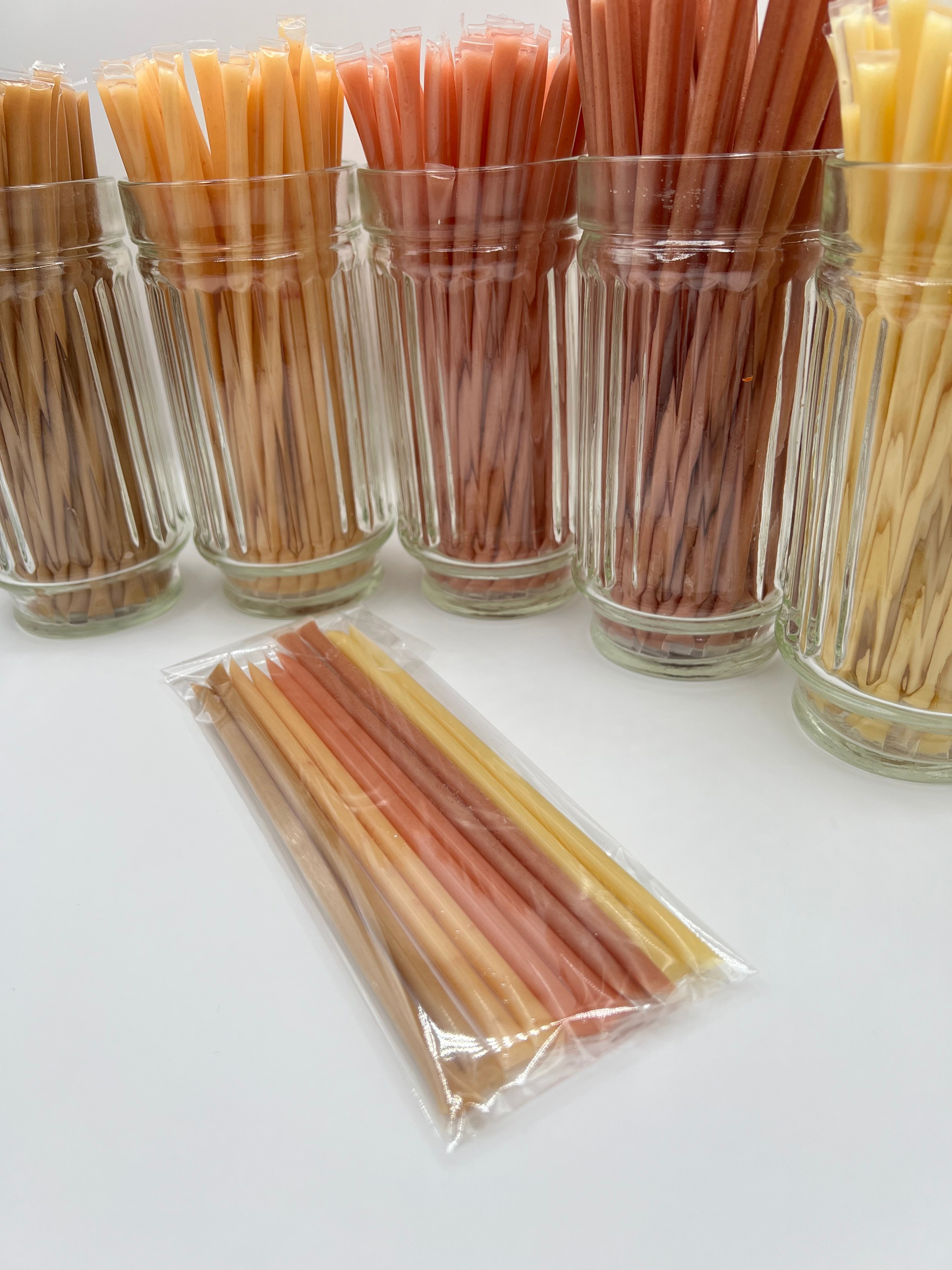 Bee Mine Creamed Honey Straws - Set of 10 - Barley Moon Botanicals -  Pure Honey Natural Flavors