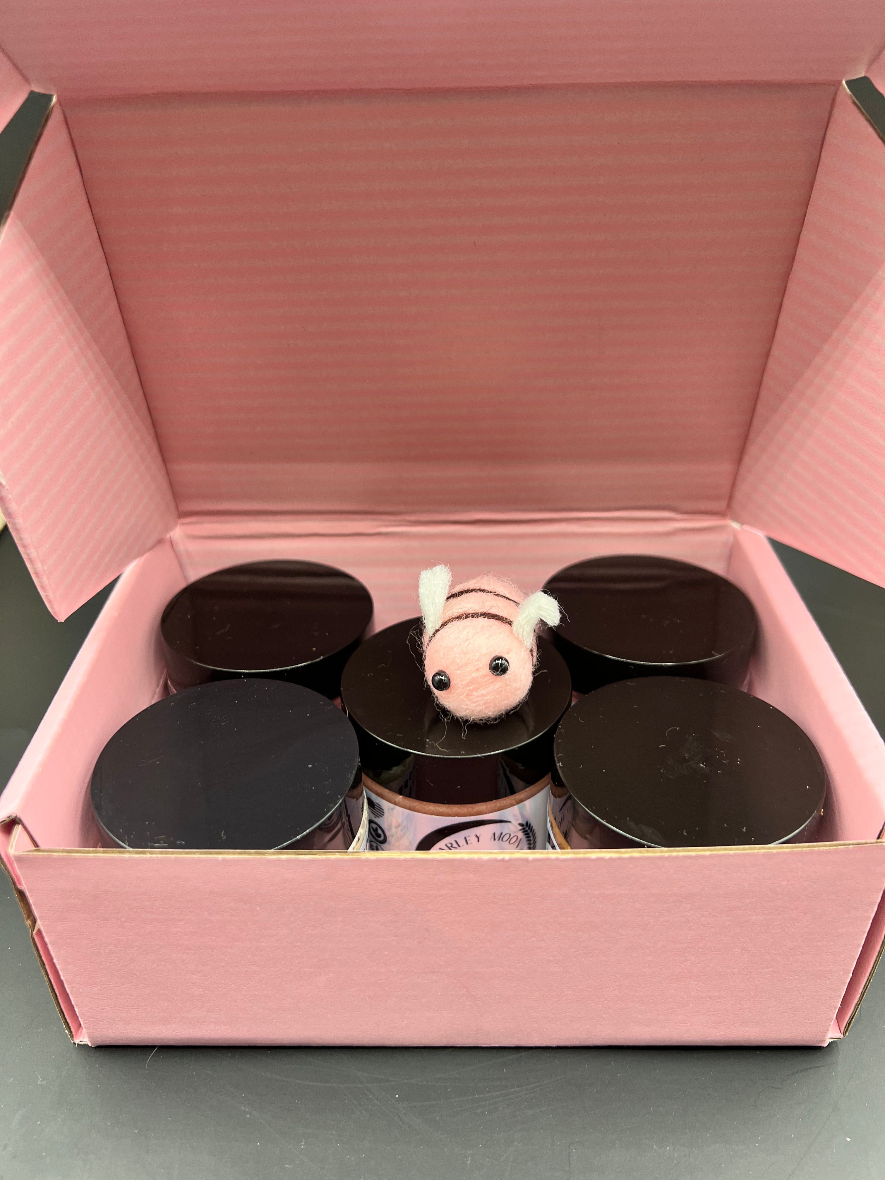 Bee Mine Whipped Honey Flight - Barley Moon Botanicals - Pure Honey, Natural Ingredients