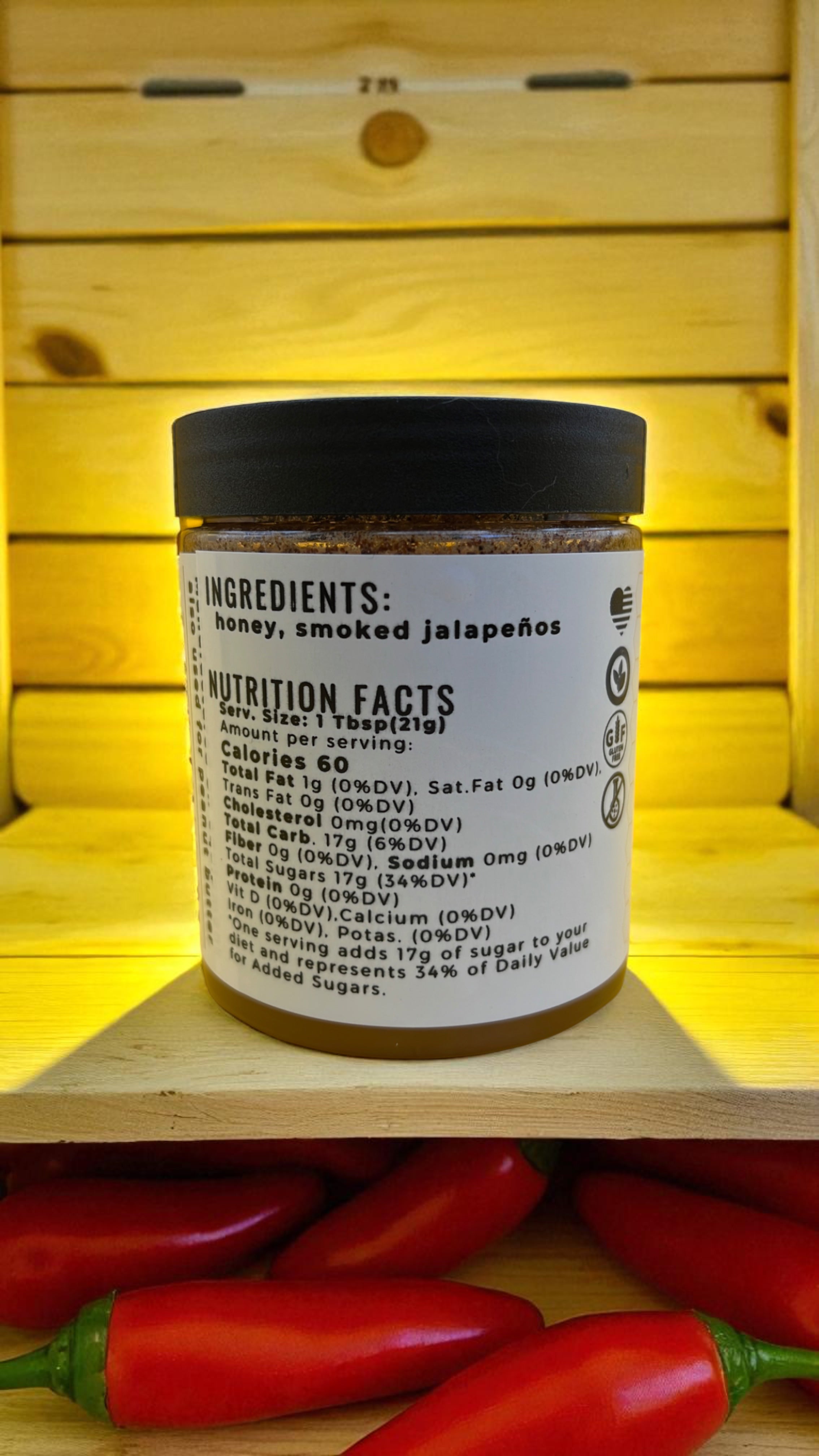 Whipped Honey Smoked Jalapeno - Barley Moon Botanicals - Pure Honey, Natural Ingredients