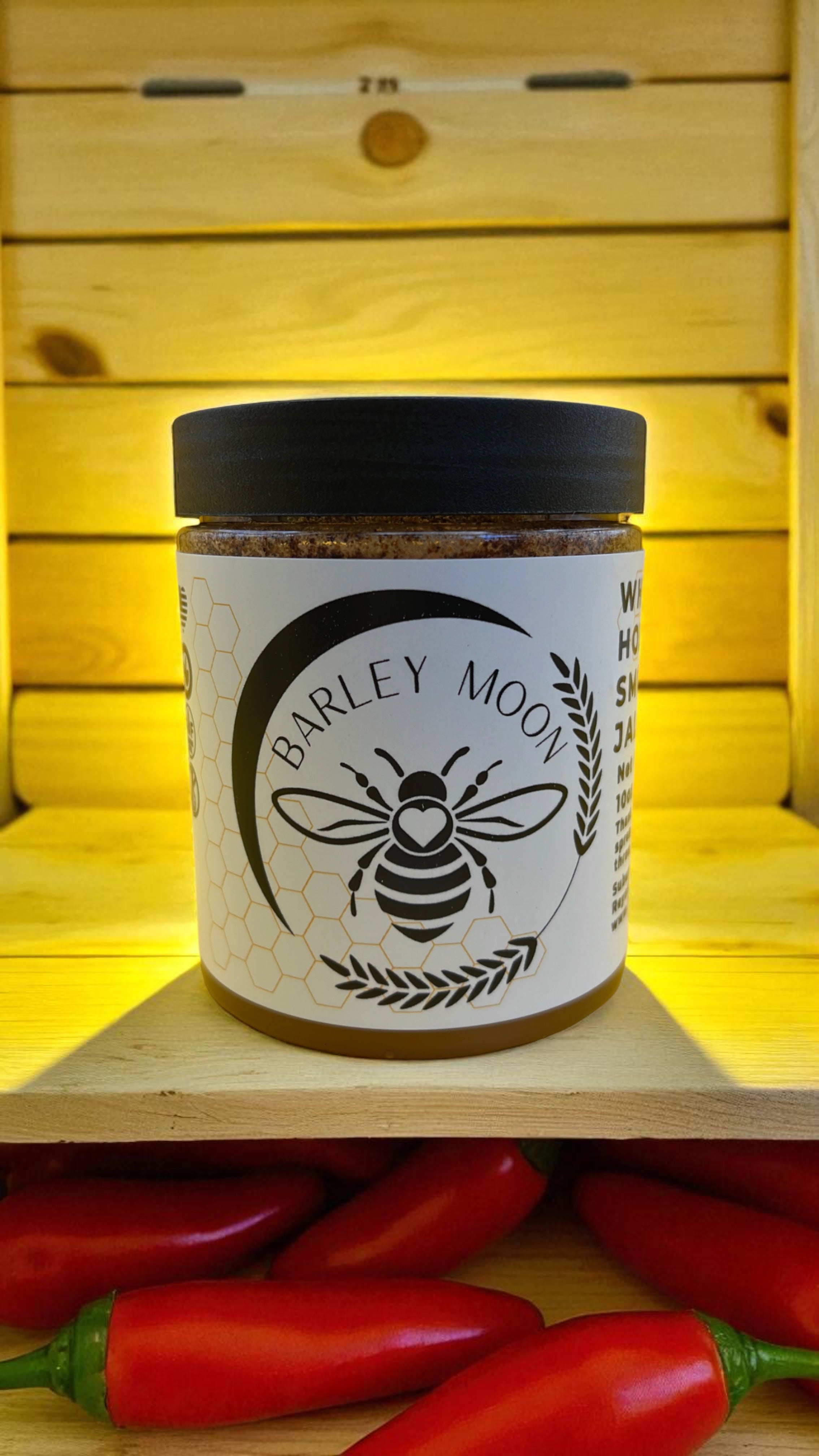 Whipped Honey Smoked Jalapeno - Barley Moon Botanicals - Pure Honey, Natural Ingredients