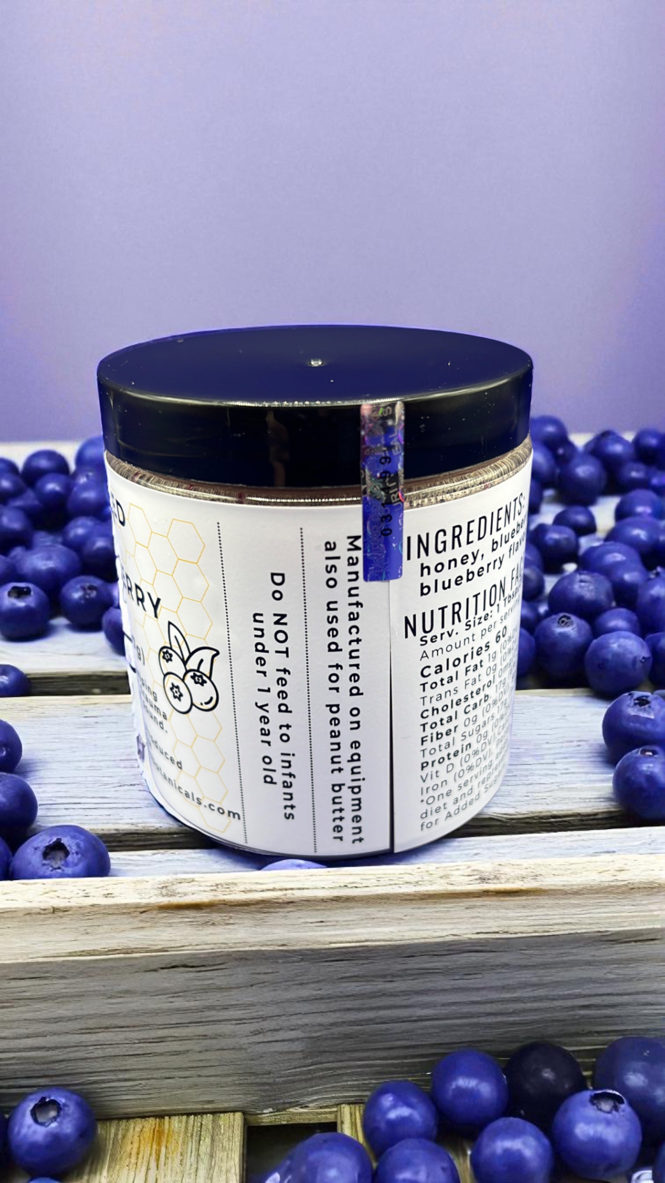 Whipped Honey Blueberry - Barley Moon Botanicals - Pure Honey, Natural Ingredients
