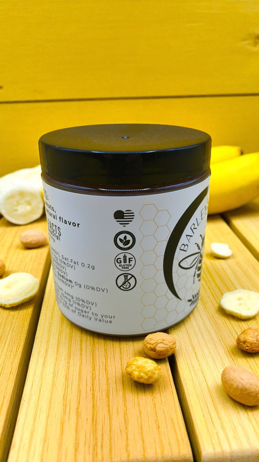 Creamed Honey Peanut Butter Banana - Barley Moon Botanicals - Pure Honey, Natural Ingredients
