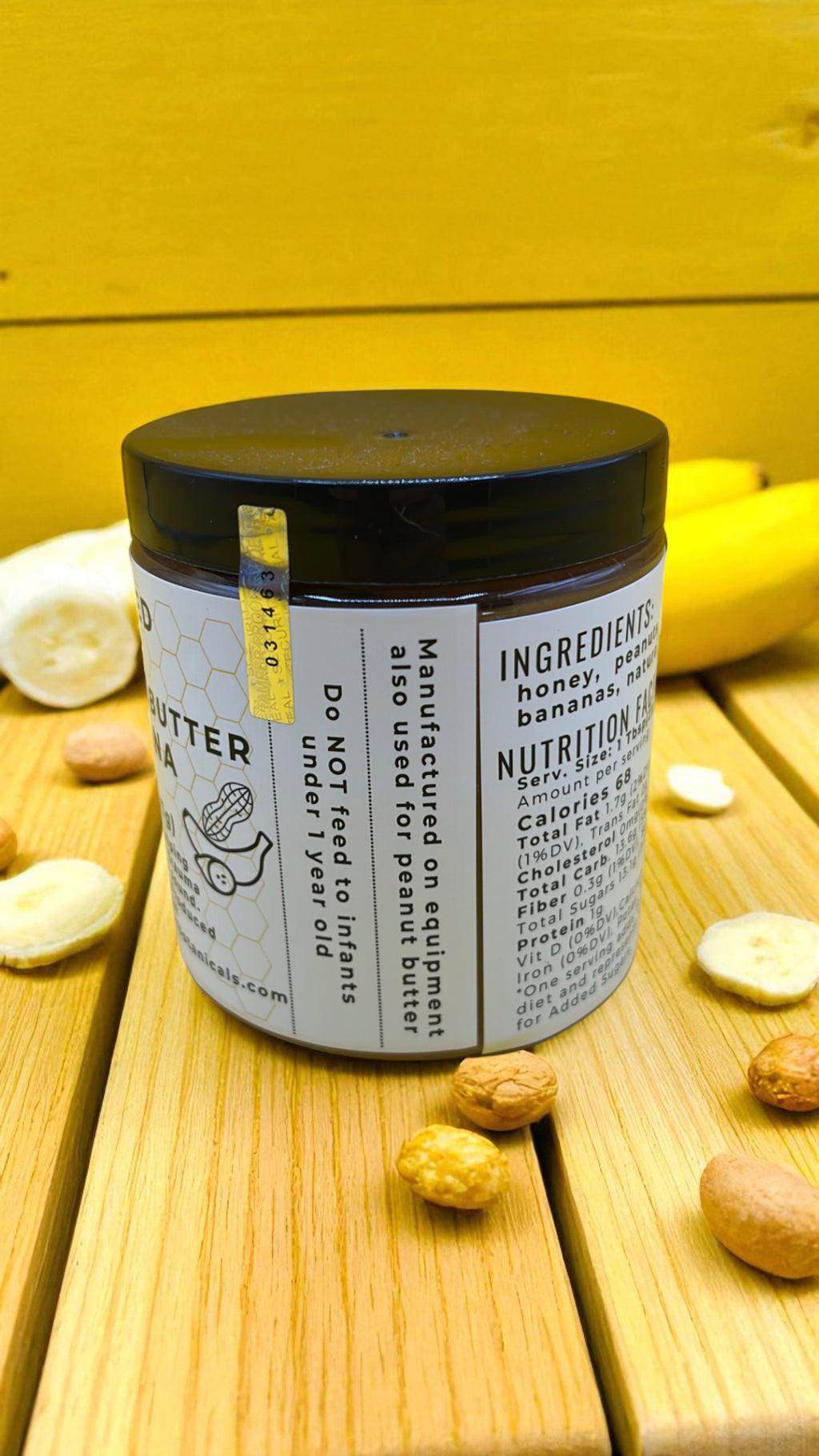 Creamed Honey Peanut Butter Banana - Barley Moon Botanicals - Pure Honey, Natural Ingredients