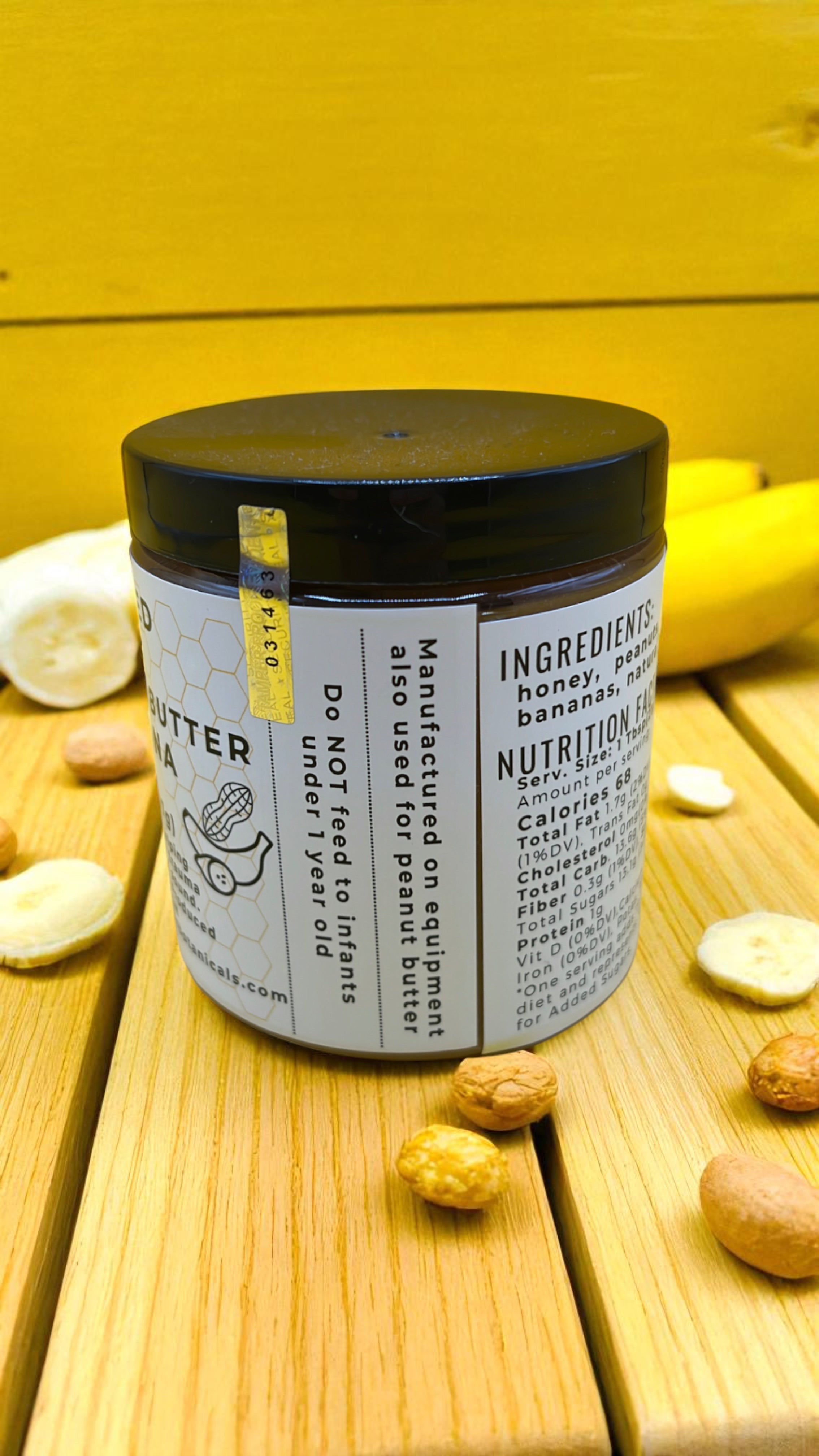Creamed Honey Peanut Butter Banana - Barley Moon Botanicals - Pure Honey, Natural Ingredients