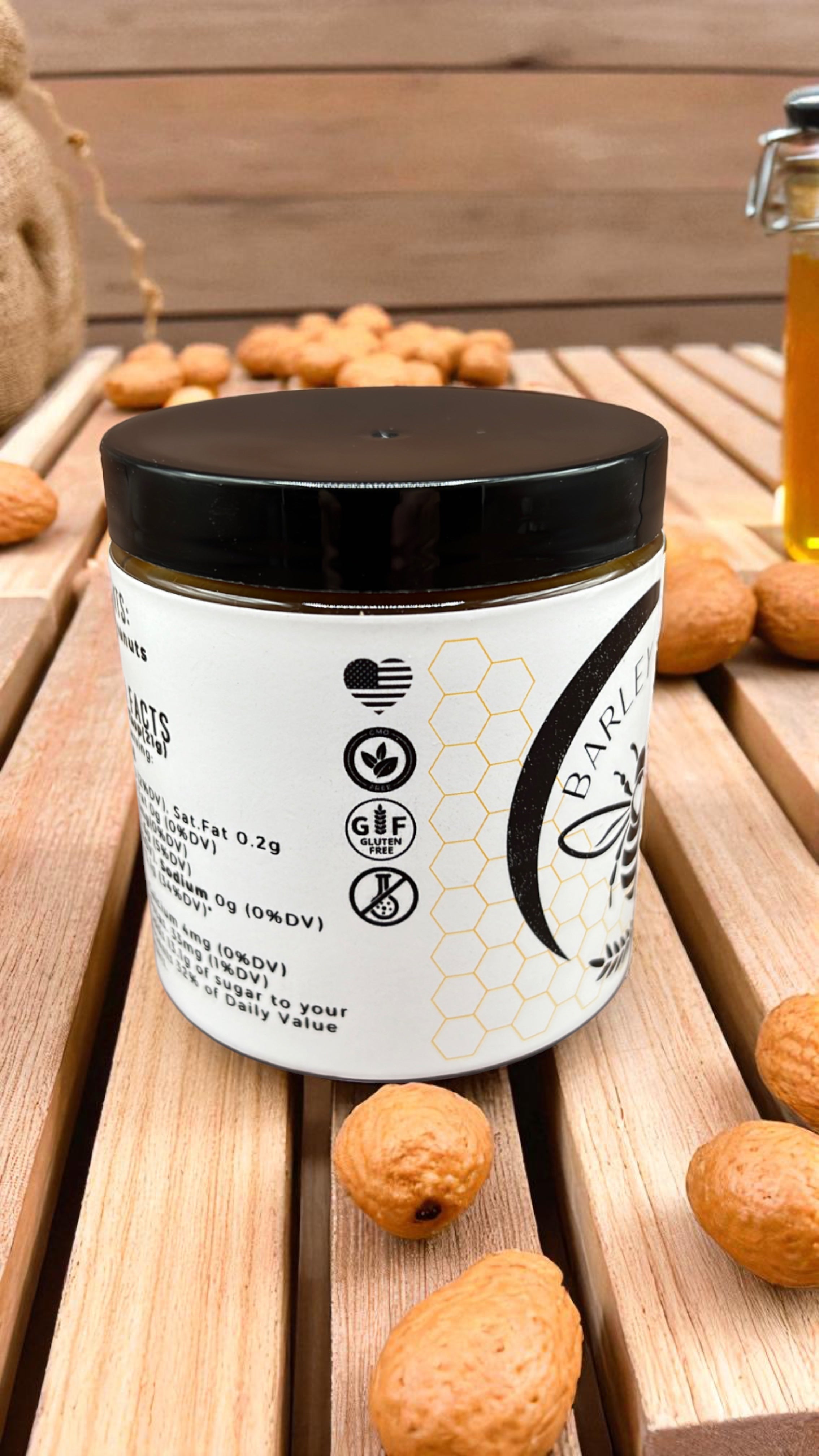 Creamed Honey Peanut Butter - Barley Moon Botanicals -  Pure Honey, Natural Ingredients