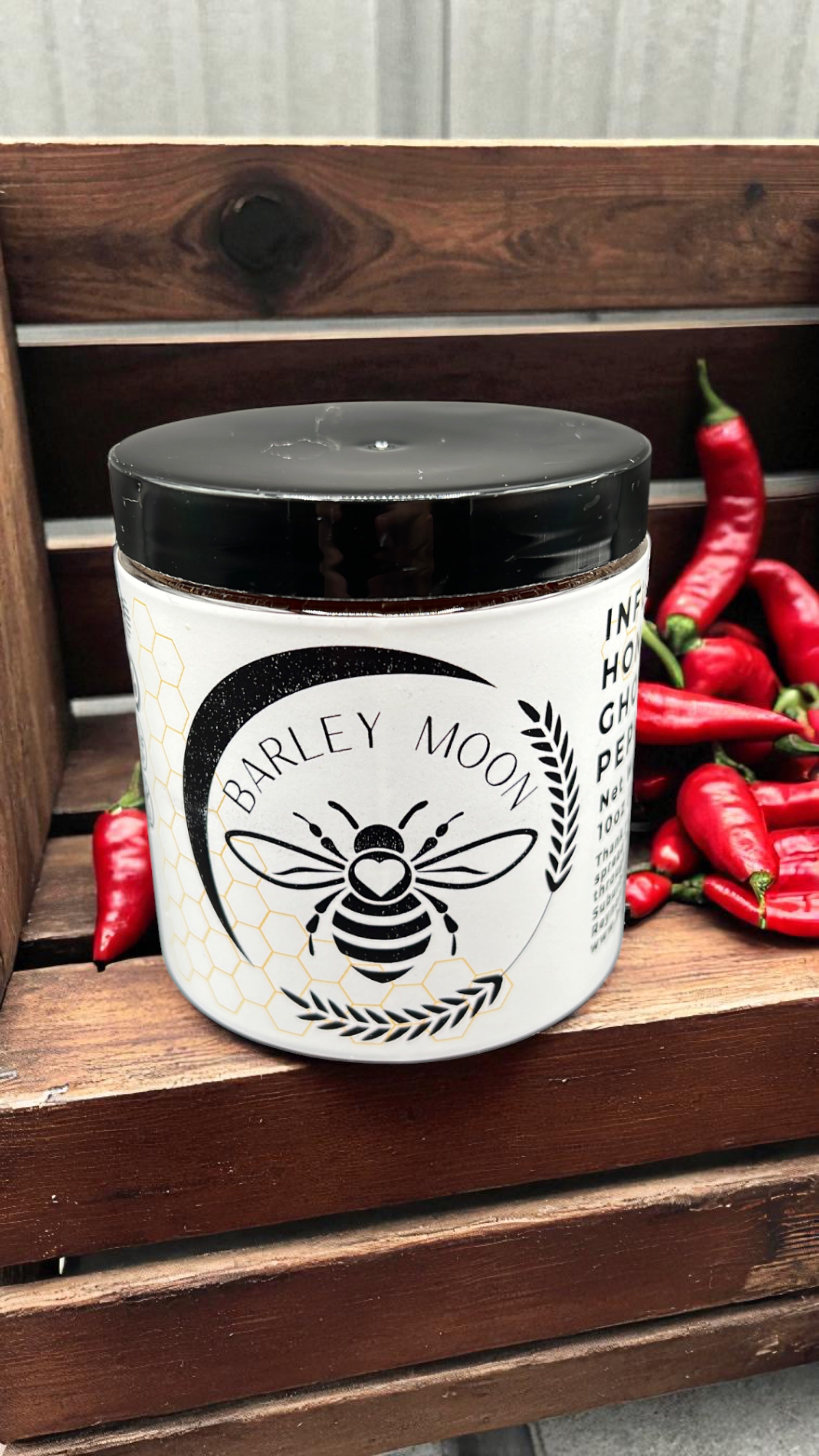 Ghost Pepper Infused Honey - Barley Moon Botanicals - Pure Honey, Natural Ingredients