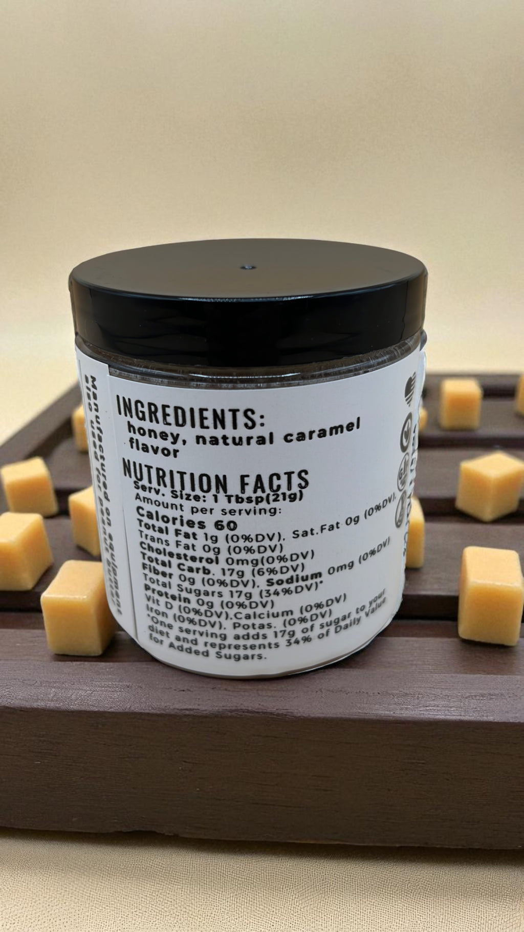 Whipped Honey Caramel - Barley Moon Botanicals - Pure Honey, Natural Ingredients