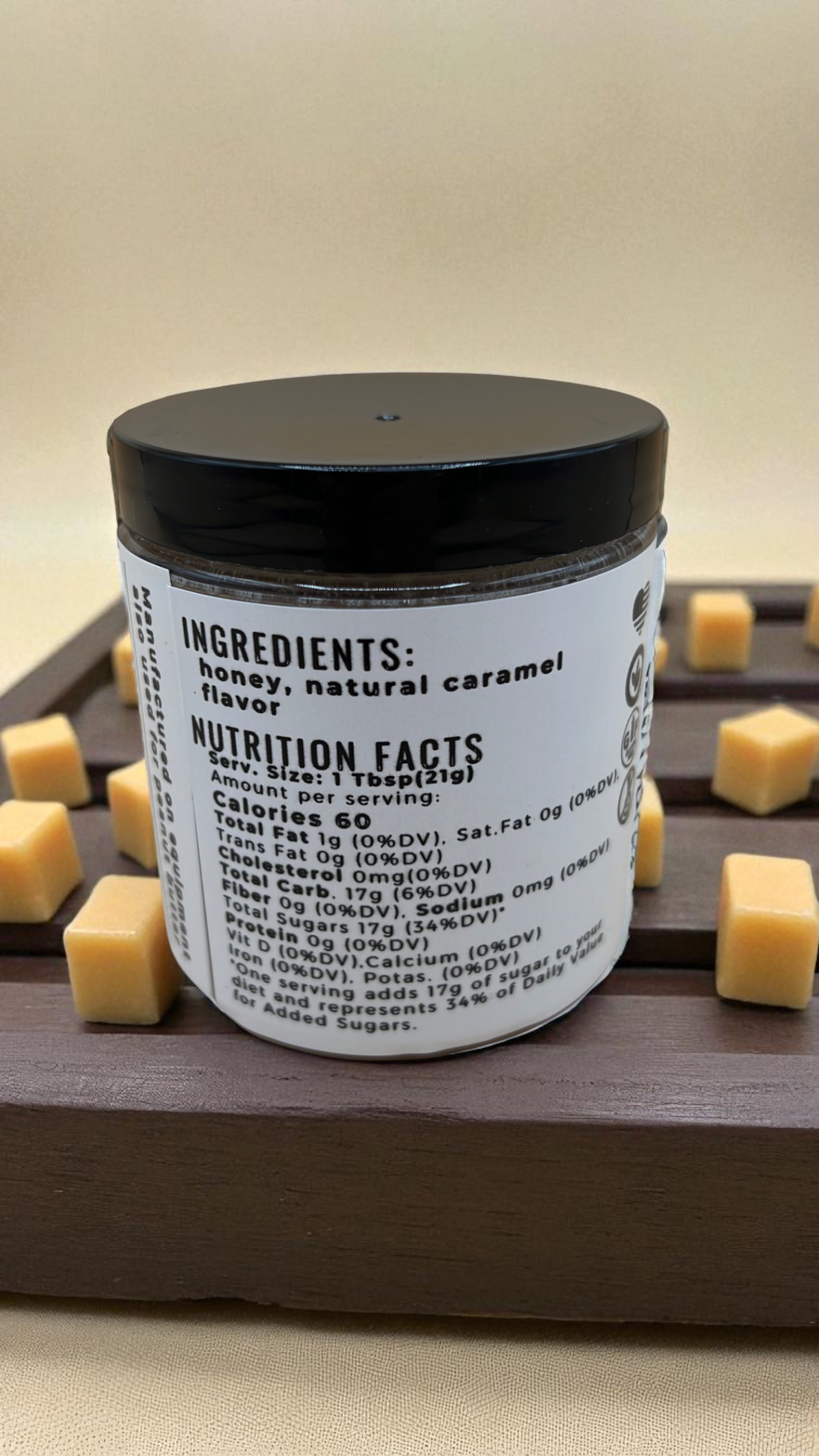 Whipped Honey Caramel - Barley Moon Botanicals - Pure Honey, Natural Ingredients