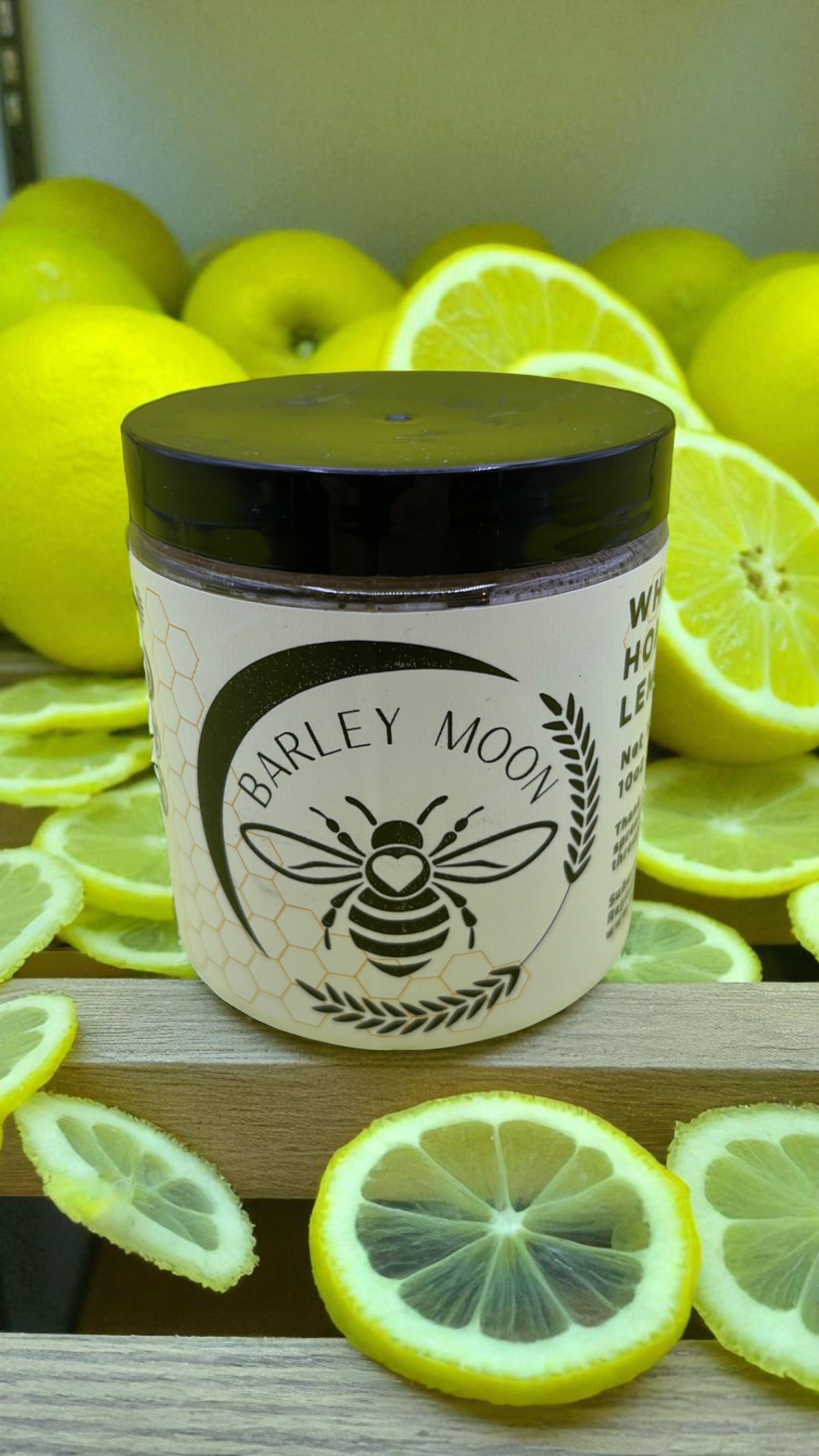 Whipped Honey Lemon - Barley Moon Botanicals - Pure Honey, Natural Ingredients