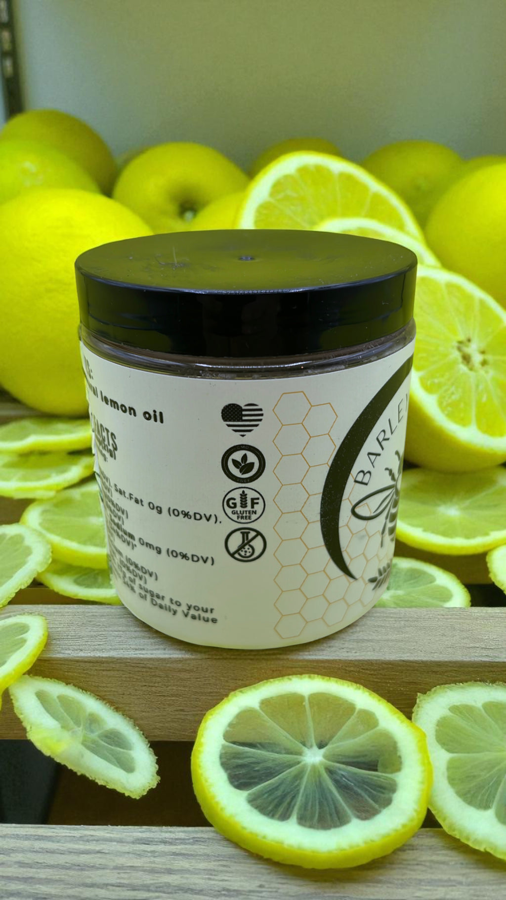 Whipped Honey Lemon - Barley Moon Botanicals - Pure Honey, Natural Ingredients