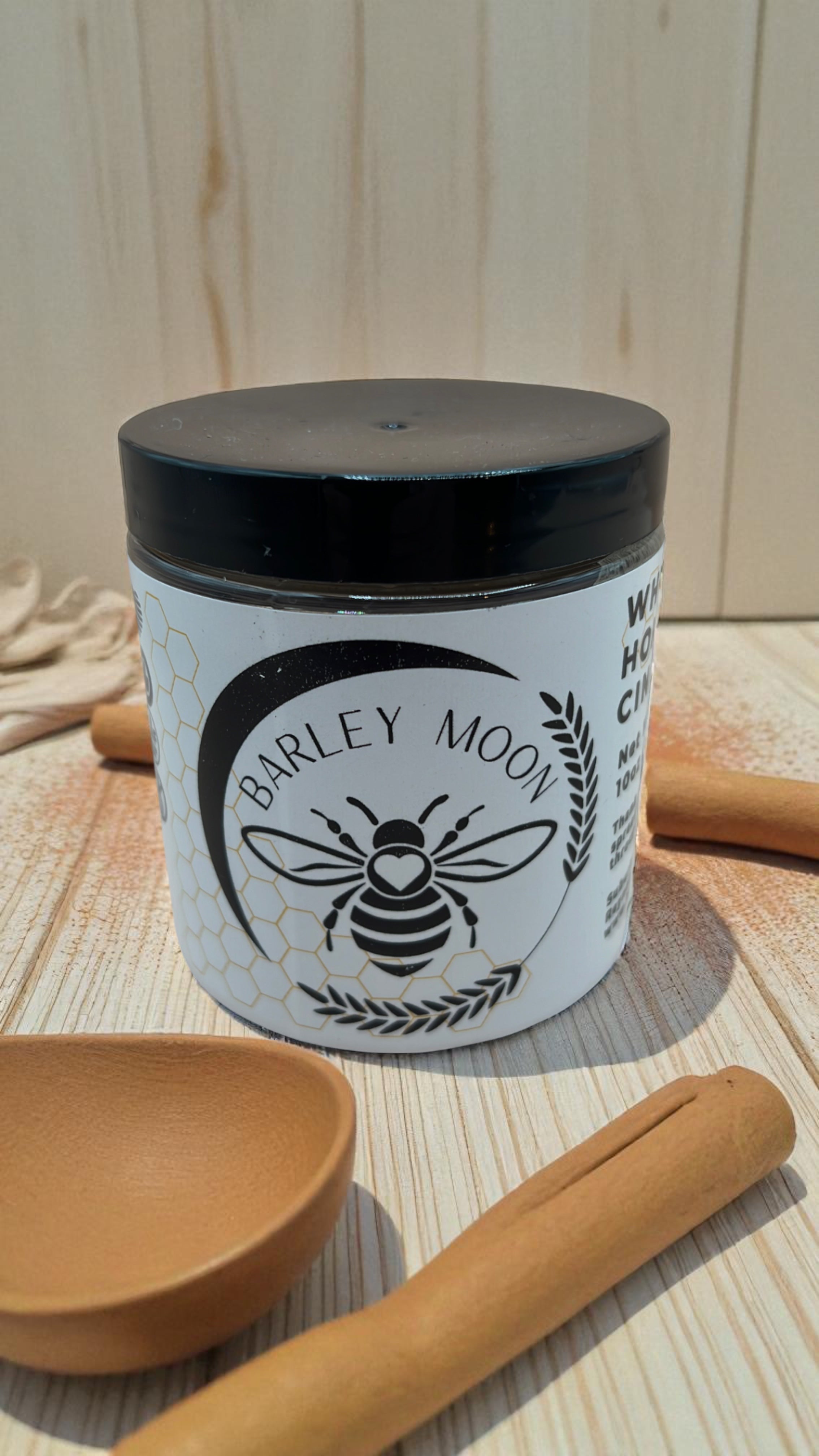 Whipped Honey Cinnamon - Barley Moon Botanicals - Pure Honey, Natural Ingredients