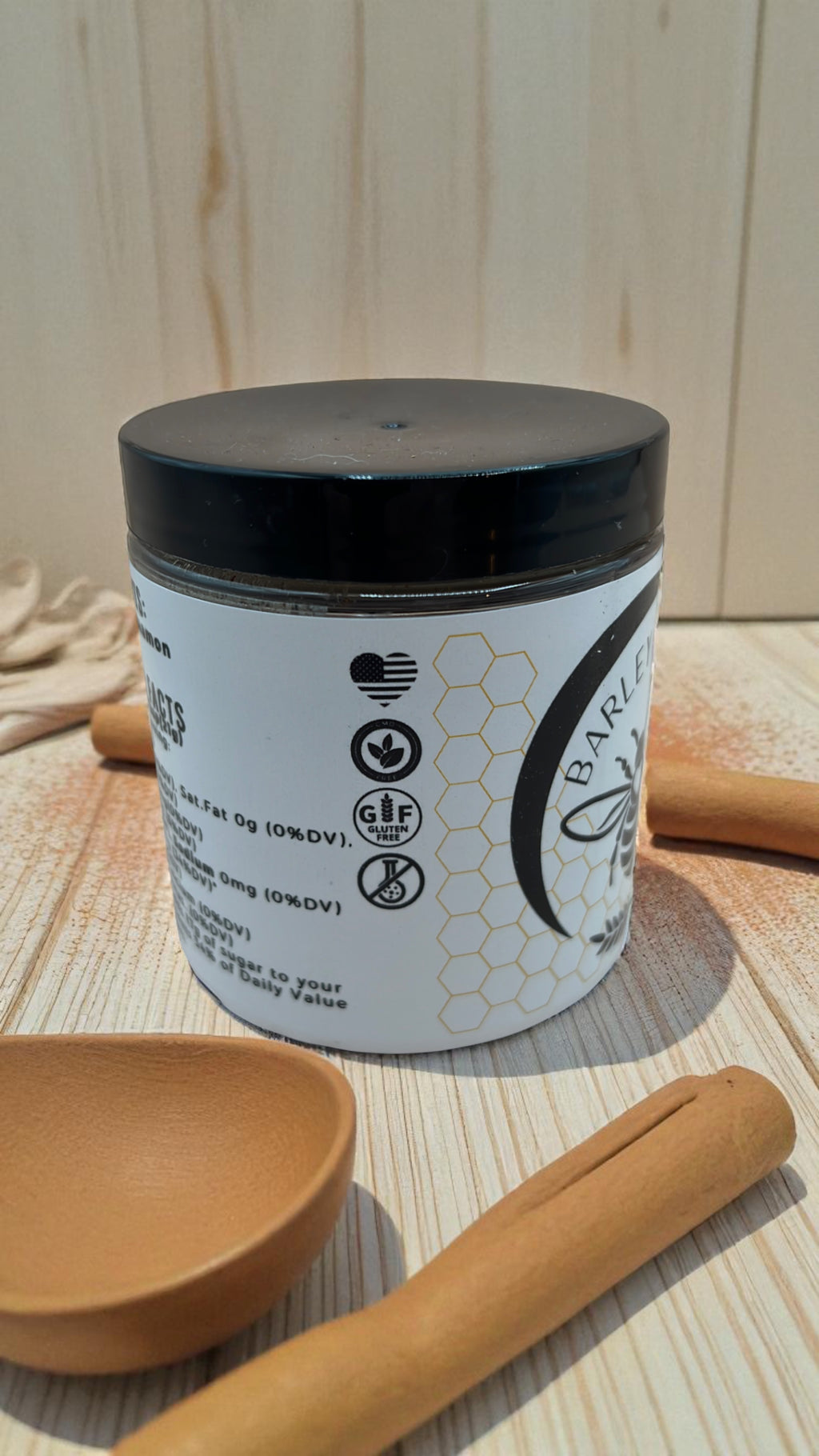 Whipped Honey Cinnamon - Barley Moon Botanicals - Pure Honey, Natural Ingredients