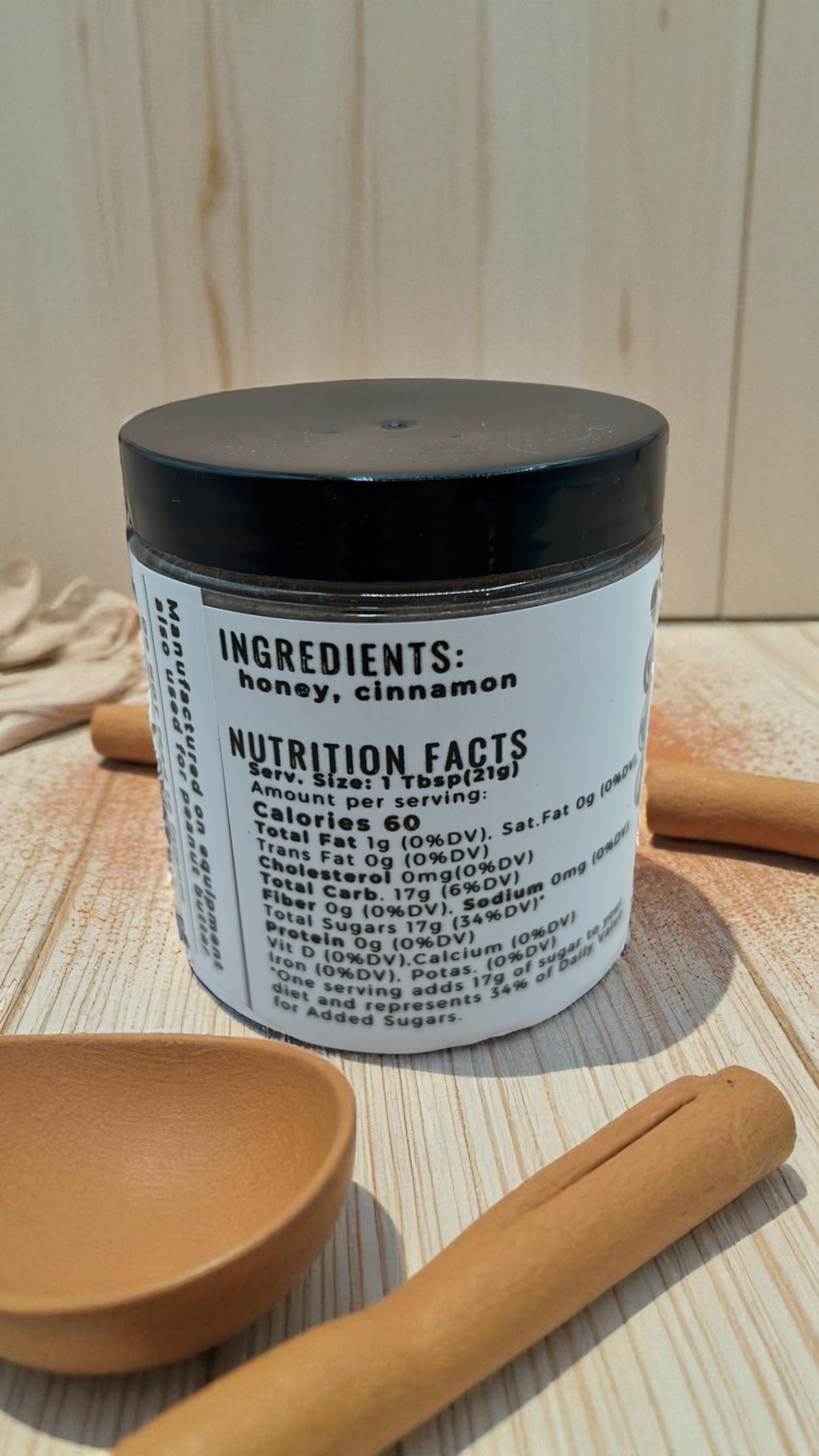 Whipped Honey Cinnamon - Barley Moon Botanicals - Pure Honey, Natural Ingredients