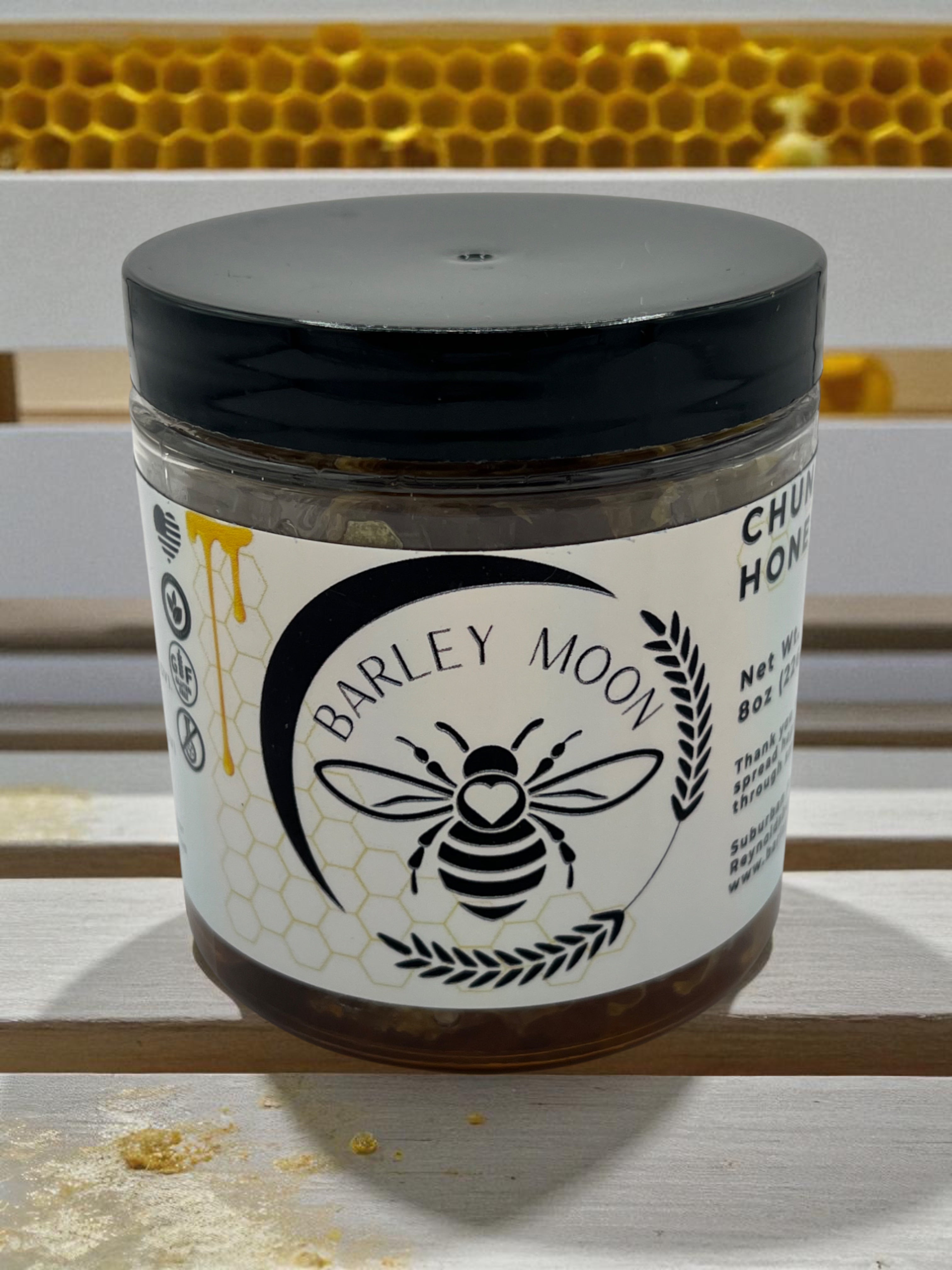 Chunk Raw Honeycomb -  Barley Moon Botanicals - Pure Honey