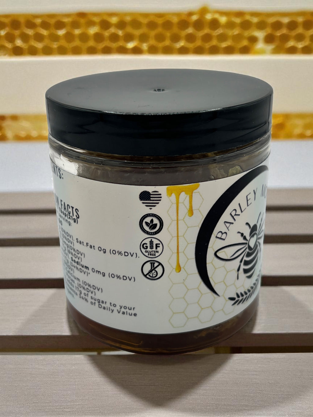 Chunk Raw Honeycomb -  Barley Moon Botanicals - Pure Honey