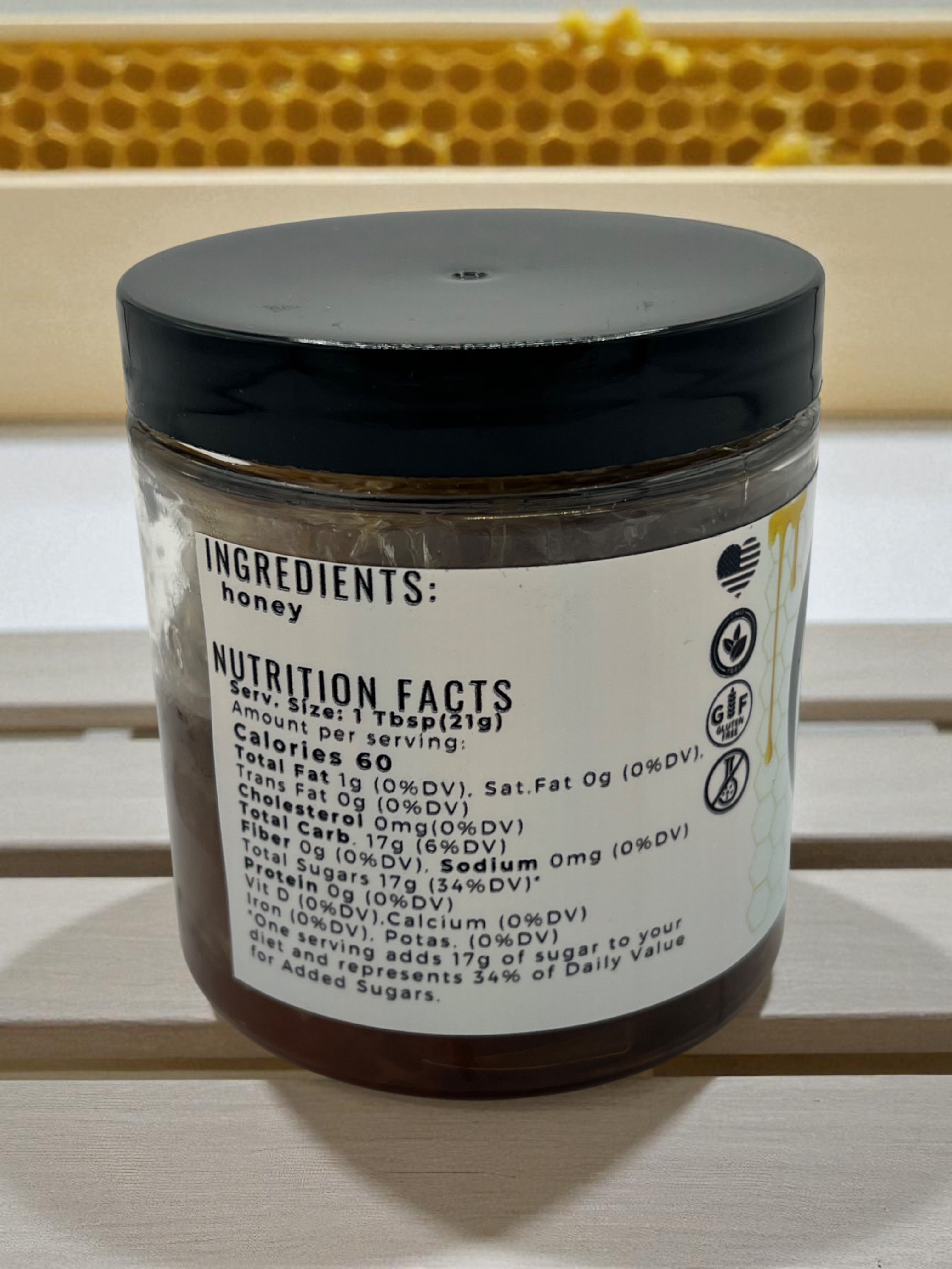 Chunk Raw Honeycomb -  Barley Moon Botanicals - Pure Honey