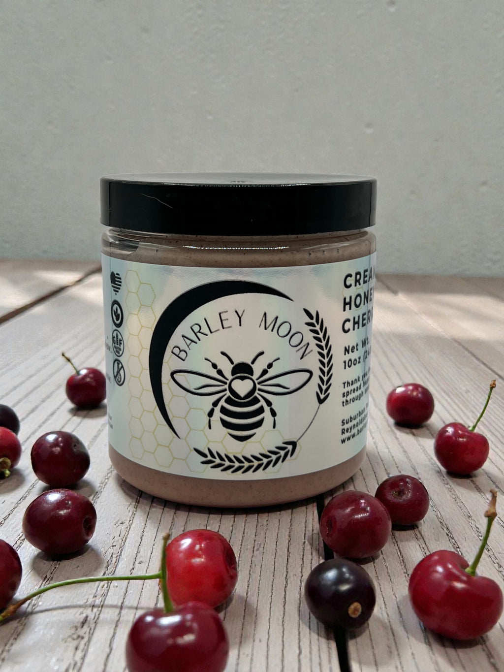 Creamed Honey Cherry - Barley Moon Botanicals - Pure Honey, Natural Ingredients