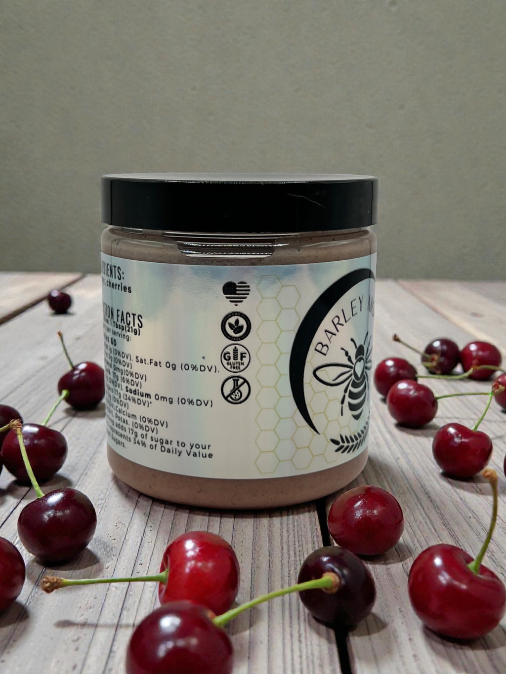 Creamed Honey Cherry - Barley Moon Botanicals - Pure Honey, Natural Ingredients