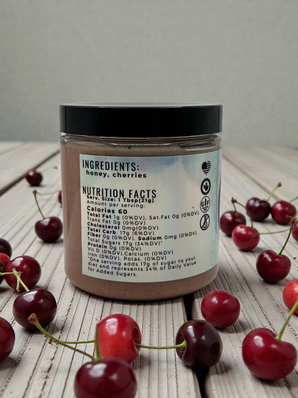 Creamed Honey Cherry - Barley Moon Botanicals - Pure Honey, Natural Ingredients