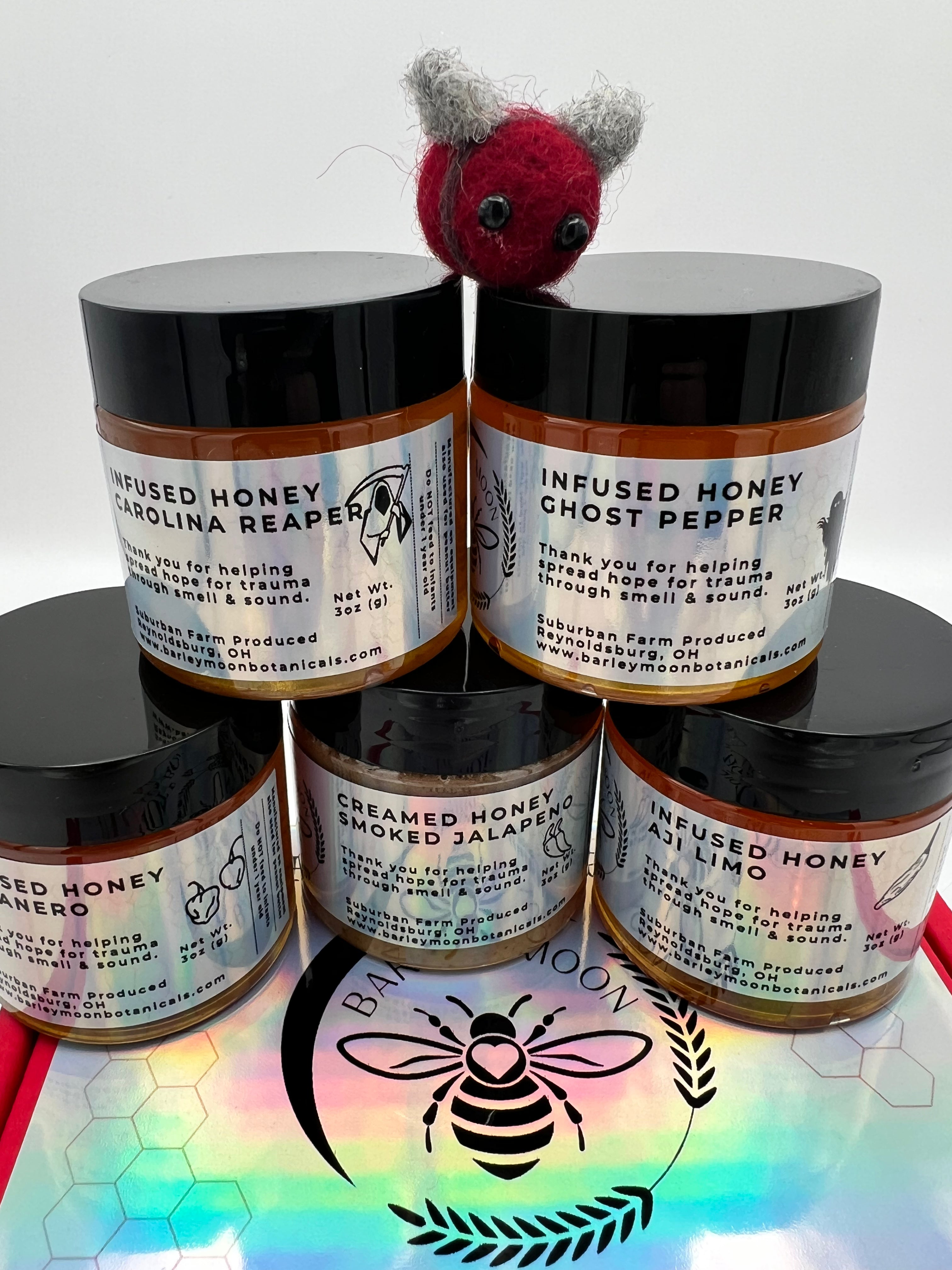 Hot Box Honey Flight - Barley Moon Botanicals - Pure Natural Hot Honey