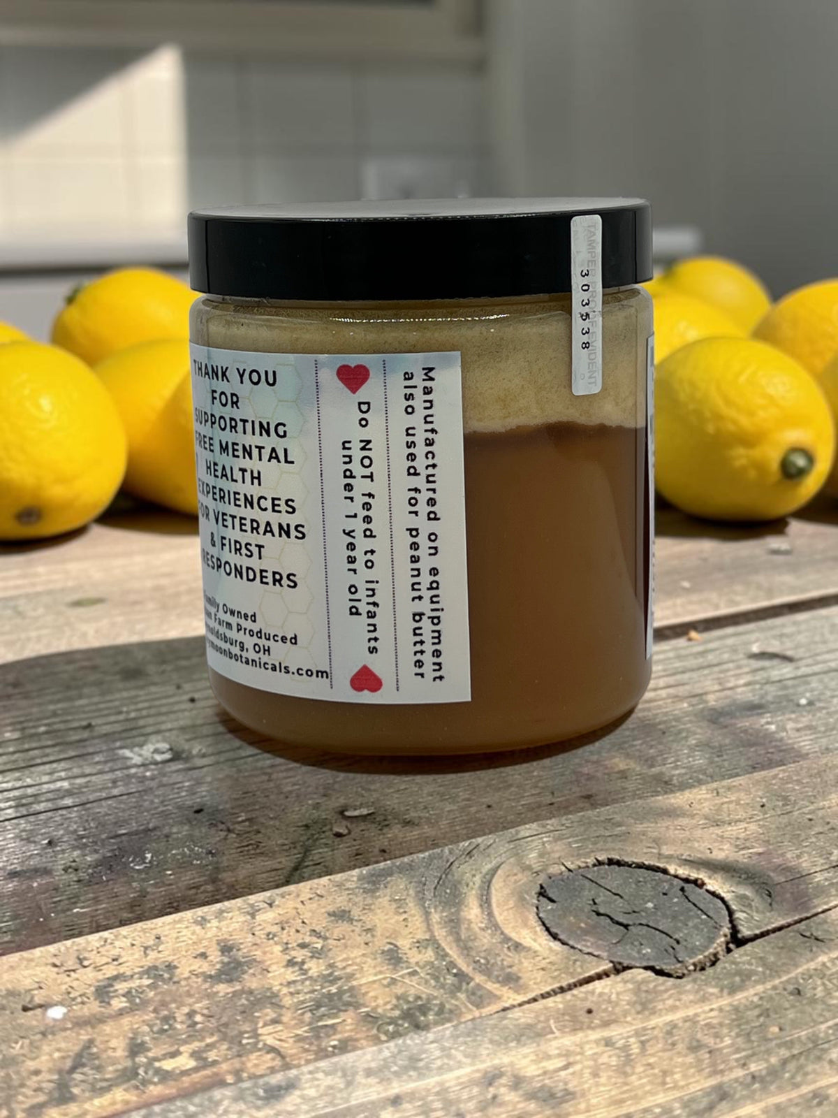 Barley Moon Botanicals Lovely Lemon creamed honey