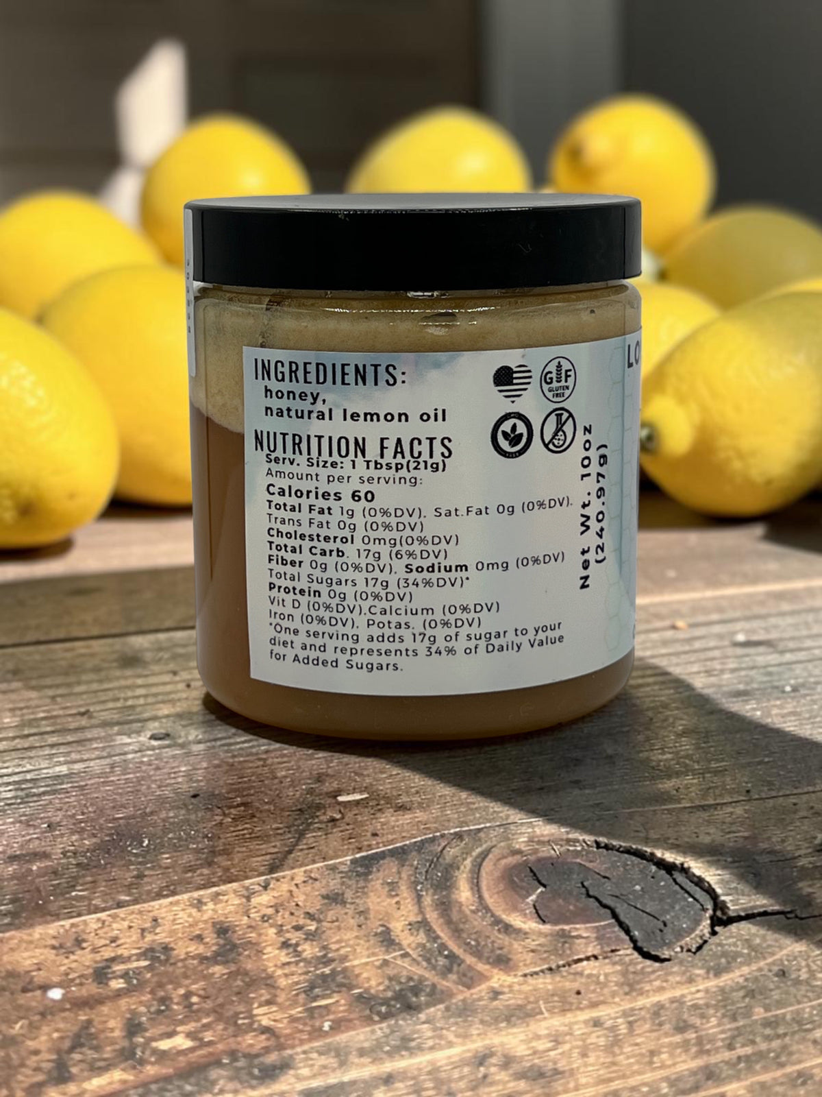 Barley Moon Botanicals Lovely Lemon creamed honey