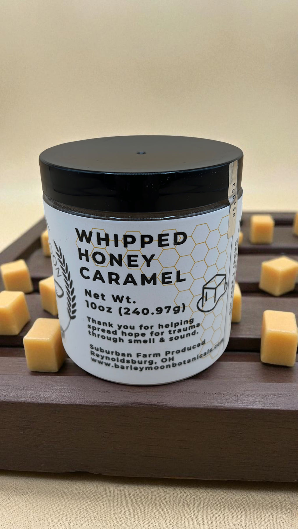 Whipped Honey Caramel - Barley Moon Botanicals - Pure Honey, Natural Ingredients