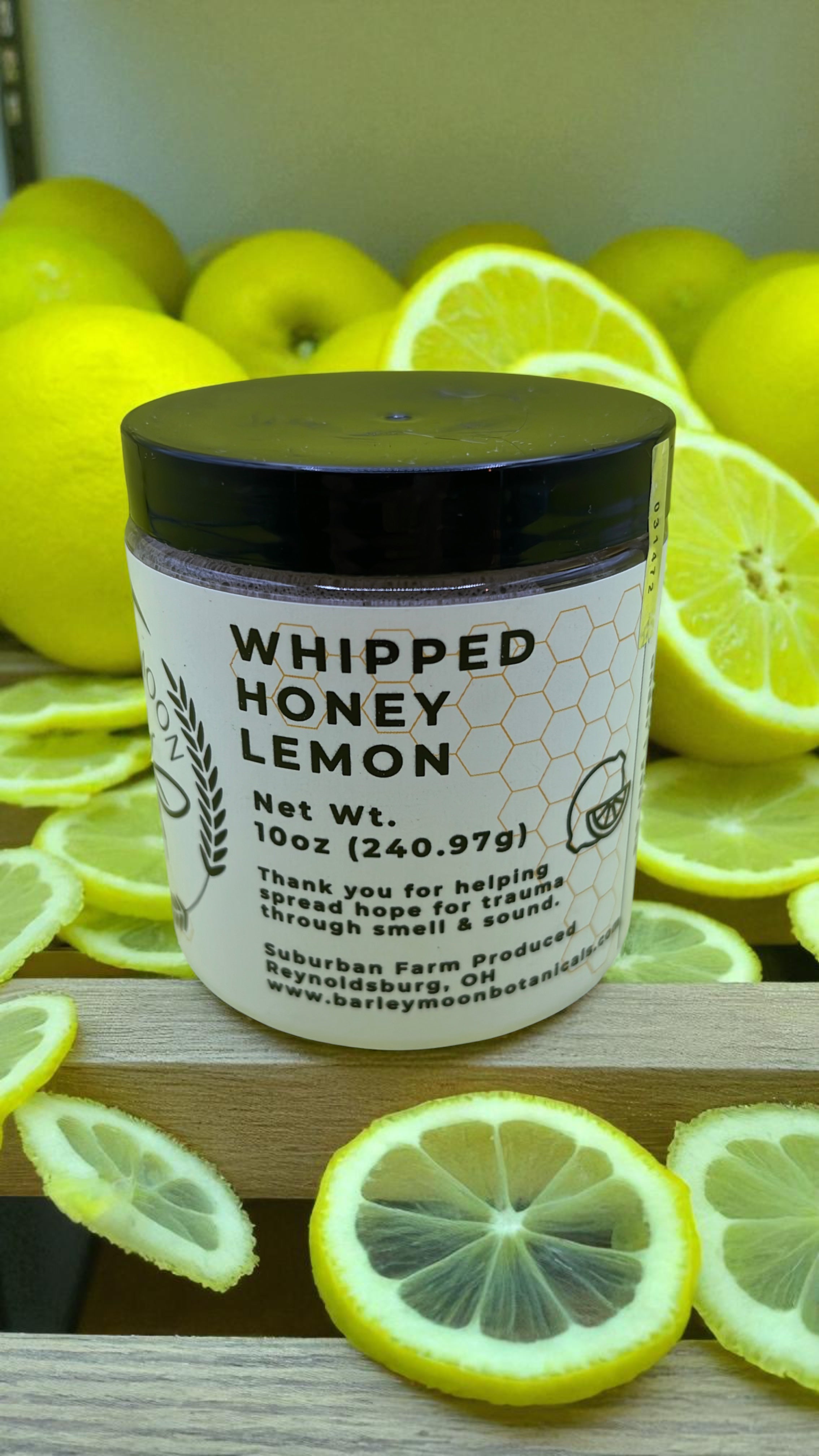 Whipped Honey Lemon - Barley Moon Botanicals - Pure Honey, Natural Ingredients