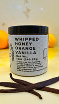 Orange Vanilla Creamed Honey - Barley Moon Botanicals -  Pure Honey, Natural Ingredients