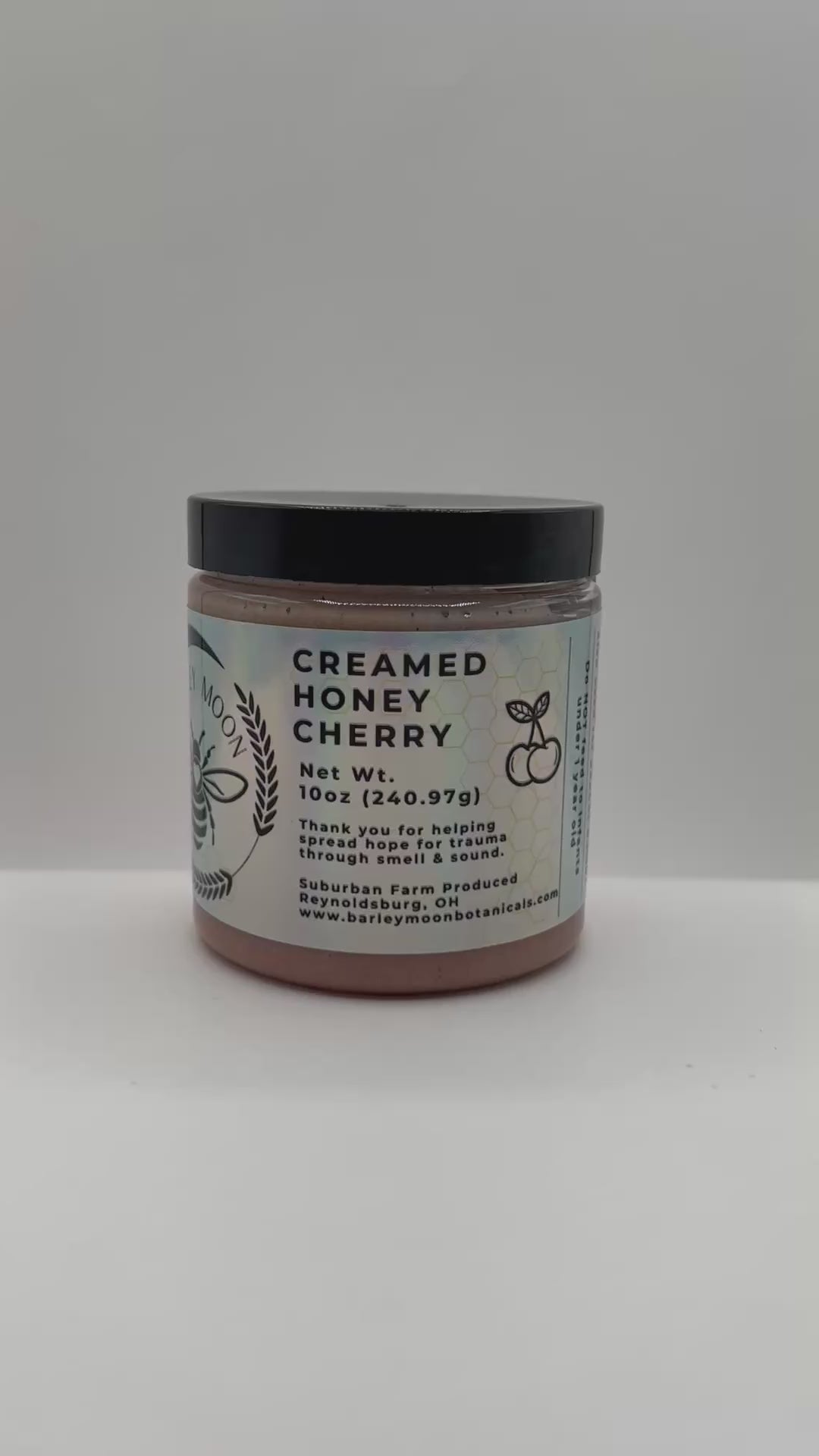 Creamed Honey Cherry - Barley Moon Botanicals - Pure Honey, Natural Ingredients