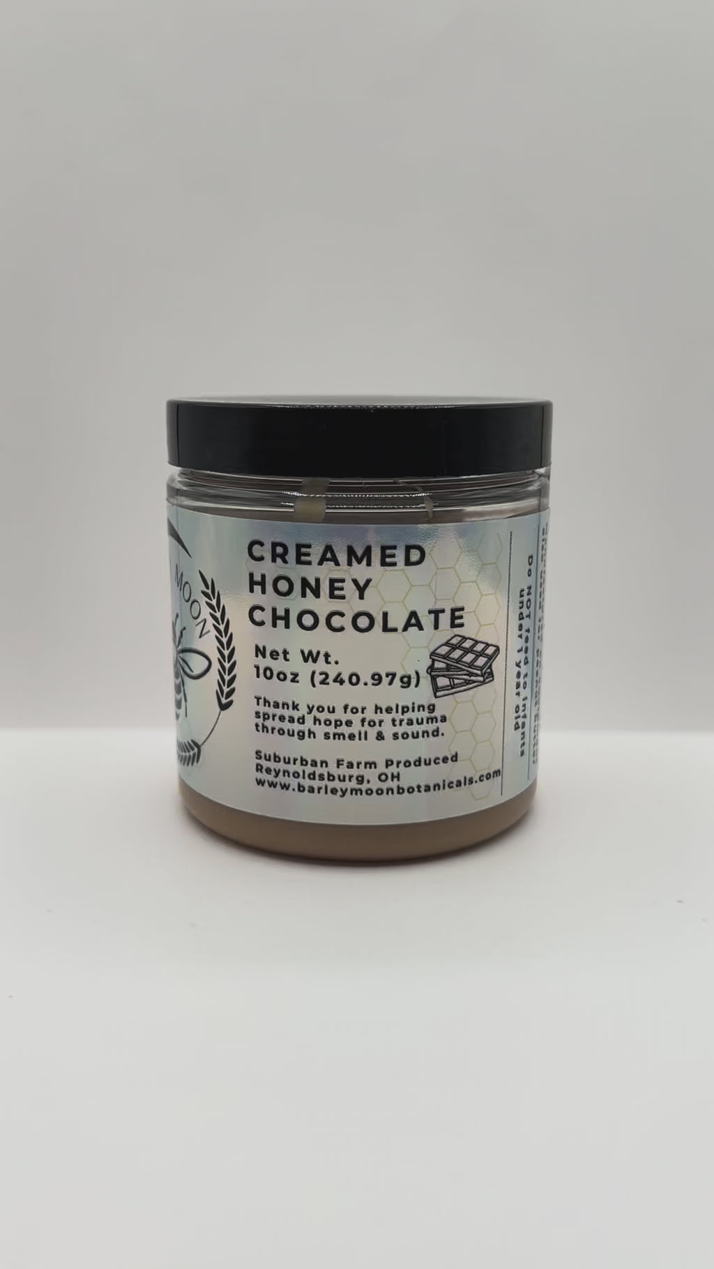 Creamed Honey Chocolate - Barley Moon Botanicals - Pure Honey, Natural Ingredients