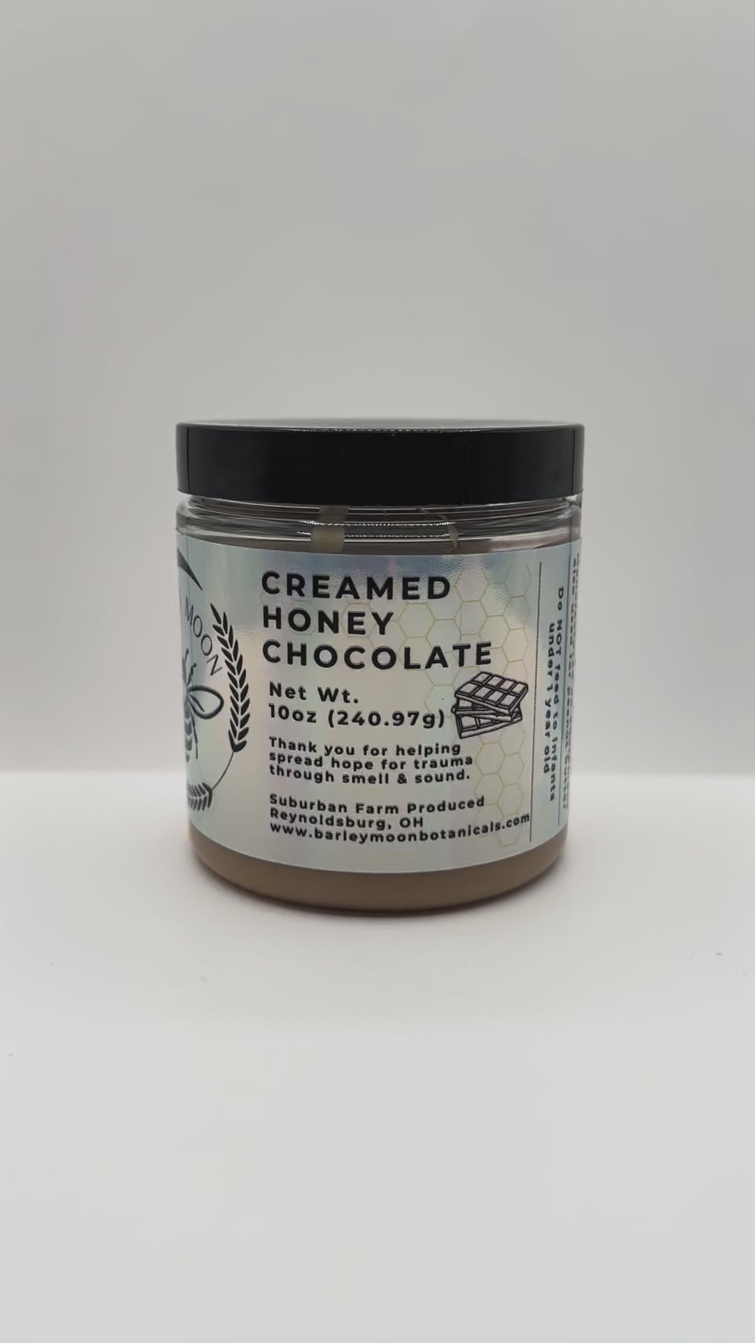Creamed Honey Chocolate - Barley Moon Botanicals - Pure Honey, Natural Ingredients