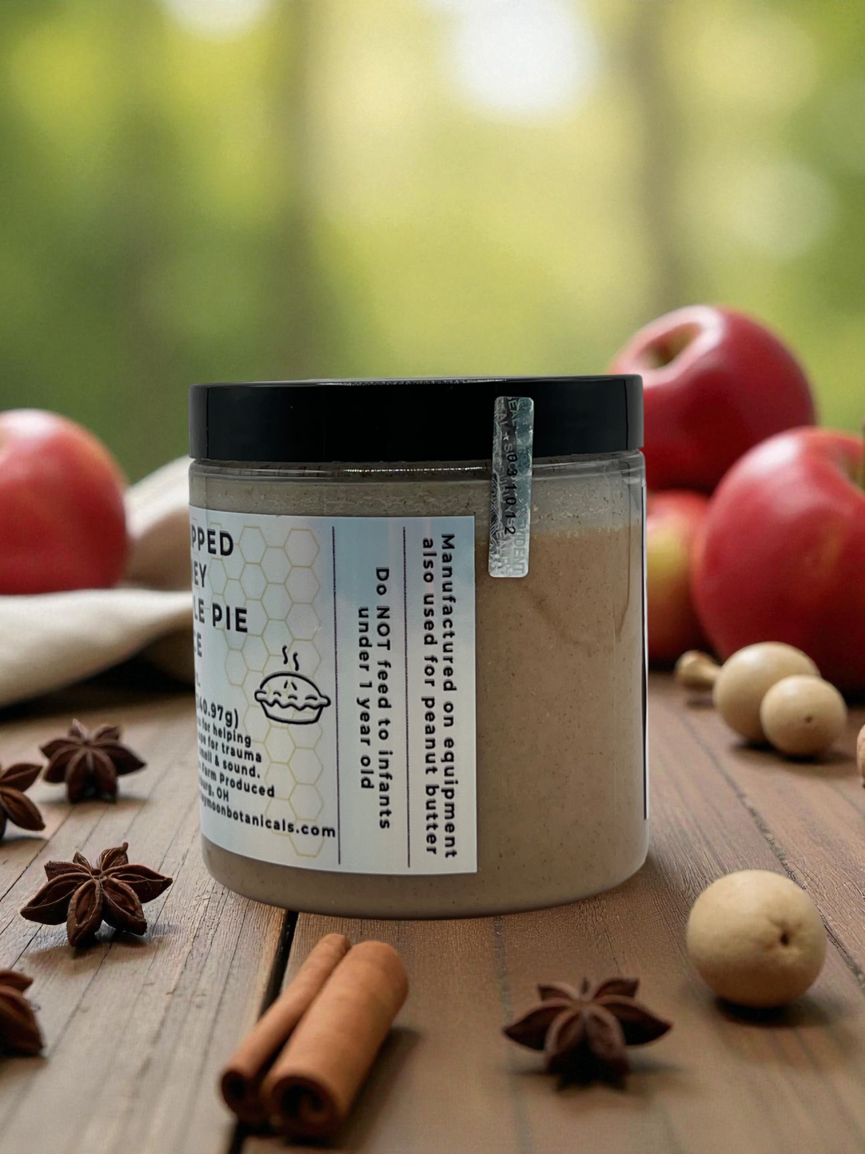 Whipped Honey Apple Pie Spice - Barley Moon Botanicals - Pure Honey, Natural Ingredients