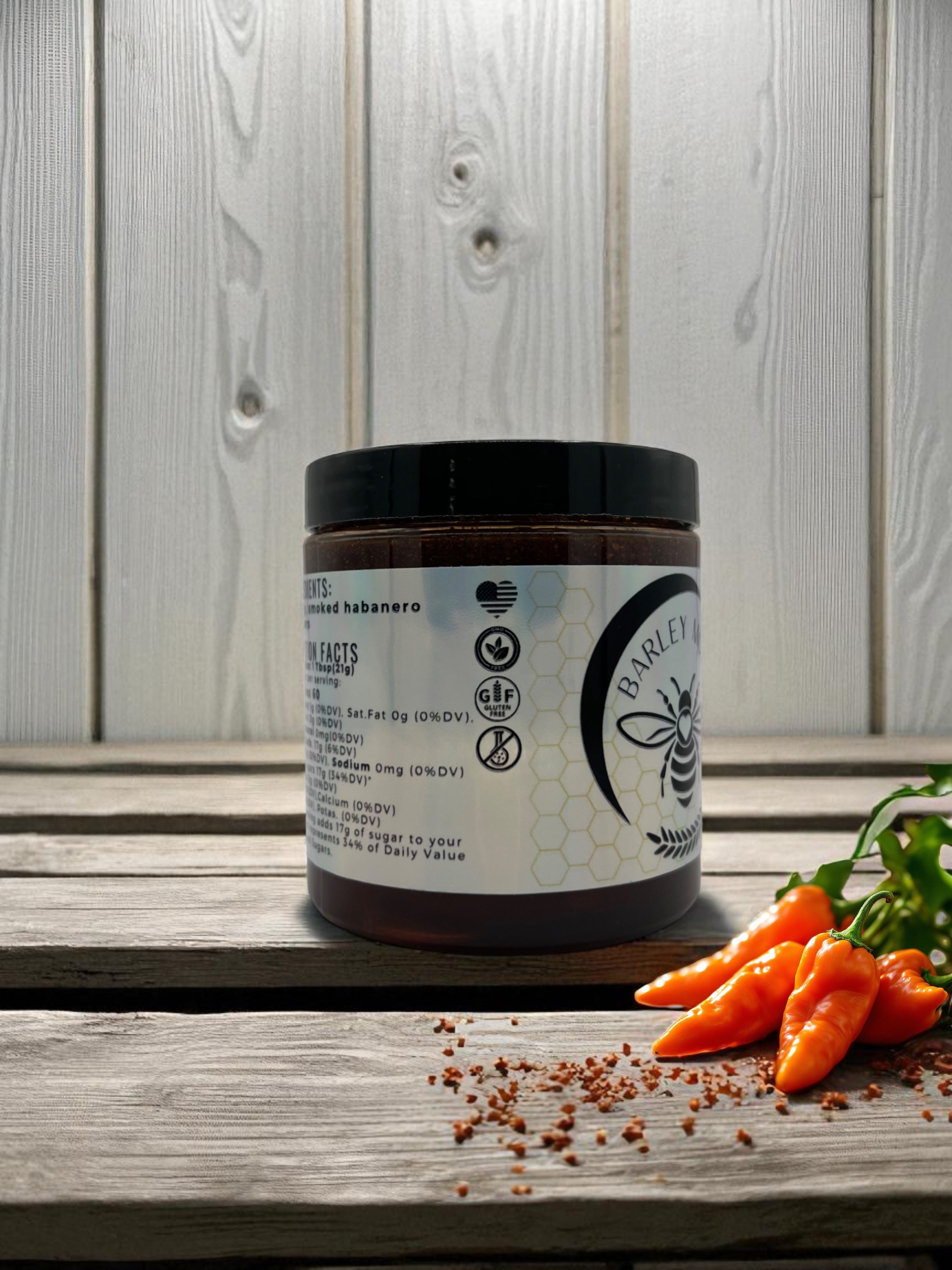 Habanero Infused Honey - Barley Moon Botanicals - Pure Honey, Natural Ingredients